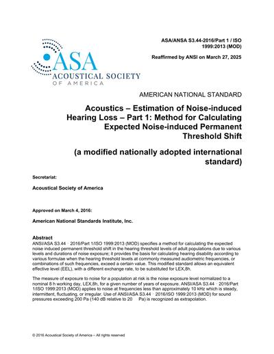 Standards PDF Cover Page
