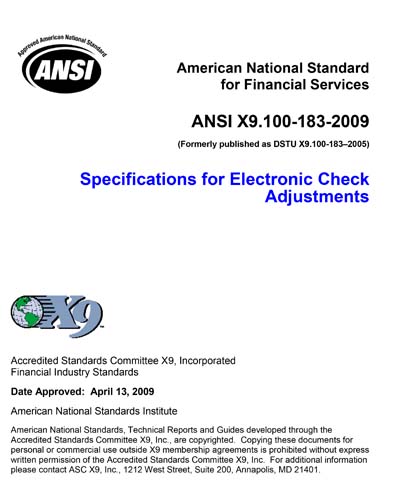 Standards PDF Cover Page