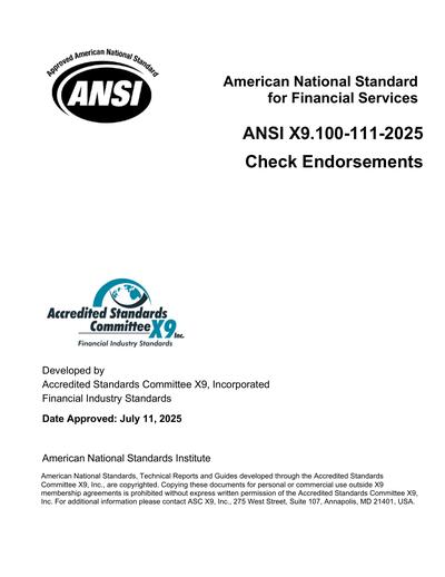 Standards PDF Cover Page