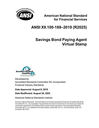 Standards PDF Cover Page