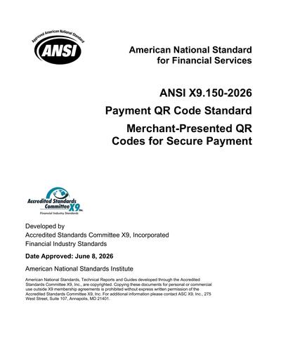Standards PDF Cover Page
