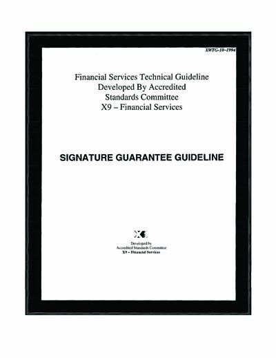 Standards PDF Cover Page