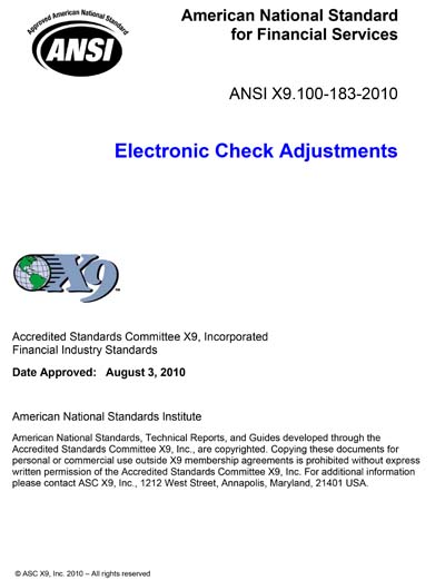 Standards PDF Cover Page