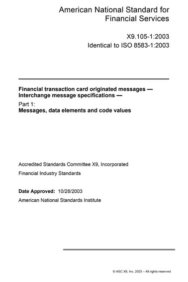 Standards PDF Cover Page