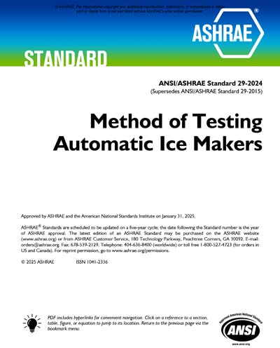 Standards PDF Cover Page