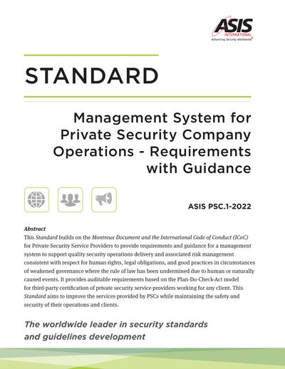 Standards PDF Cover Page