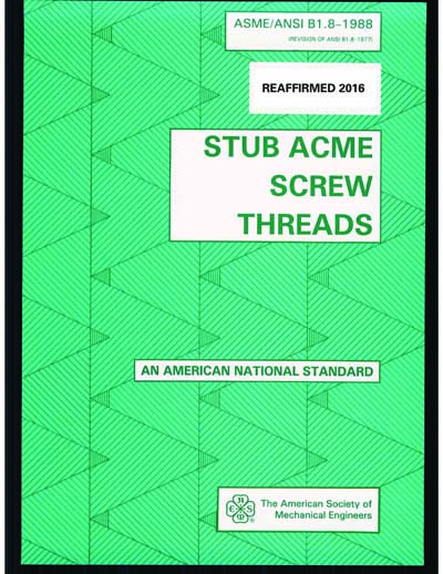 Stub Acme Thread Chart Pdf
