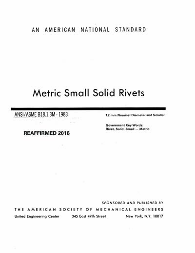 Standards PDF Cover Page