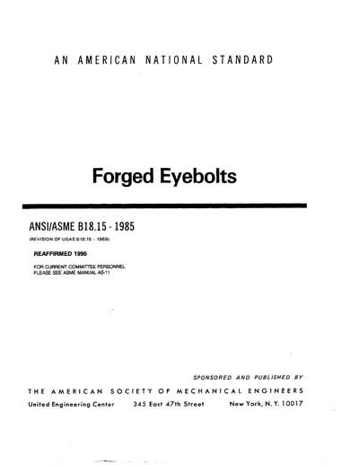 Standards PDF Cover Page
