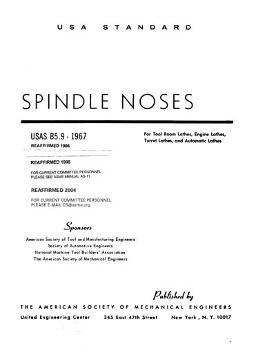Standards PDF Cover Page