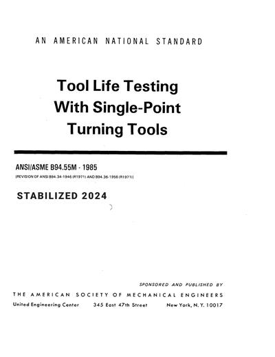 Standards PDF Cover Page