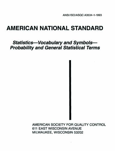 Standards PDF Cover Page