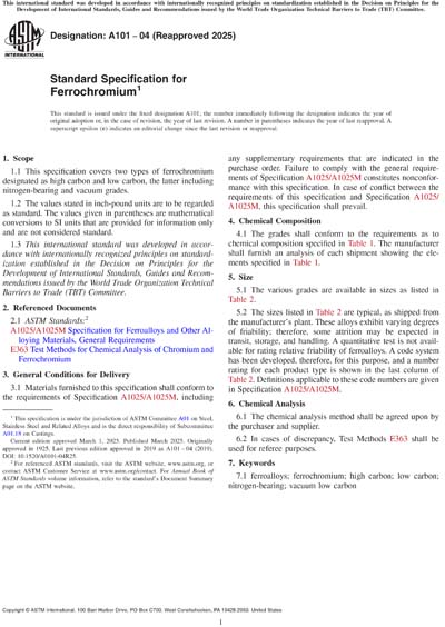 Standards PDF Cover Page
