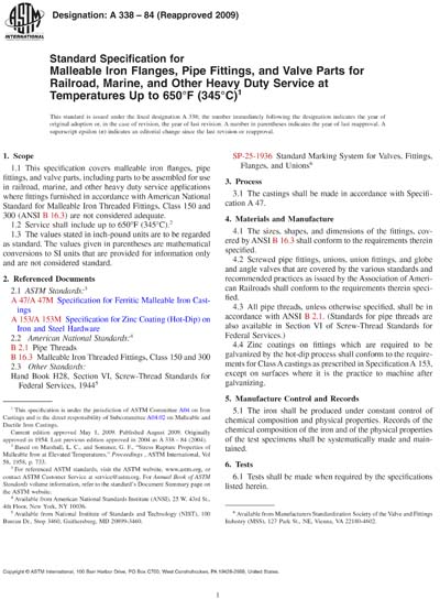 Standards PDF Cover Page