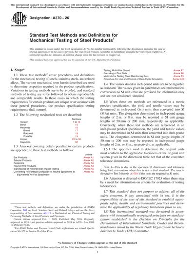 Standards PDF Cover Page