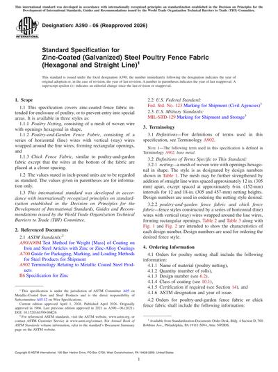 Standards PDF Cover Page
