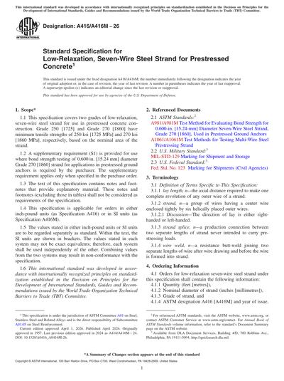 Standards PDF Cover Page
