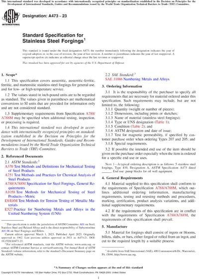 Standards PDF Cover Page