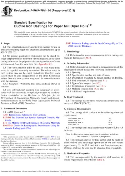 Standards PDF Cover Page