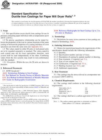Standards PDF Cover Page