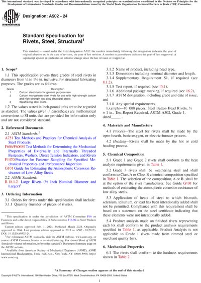 Standards PDF Cover Page