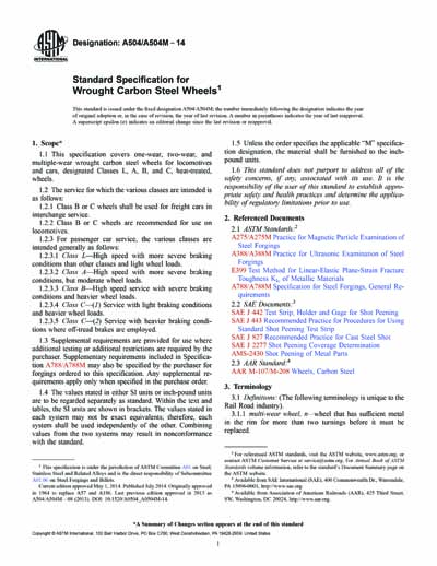 Standards PDF Cover Page
