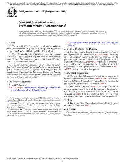 Standards PDF Cover Page