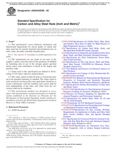 Standards PDF Cover Page