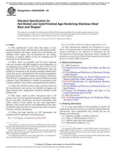 Standards PDF Cover Page