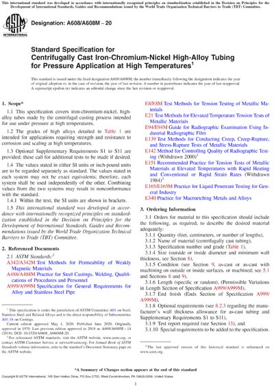 Standards PDF Cover Page