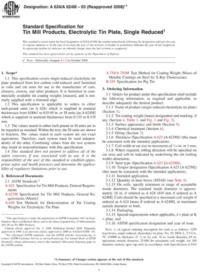 Standards PDF Cover Page