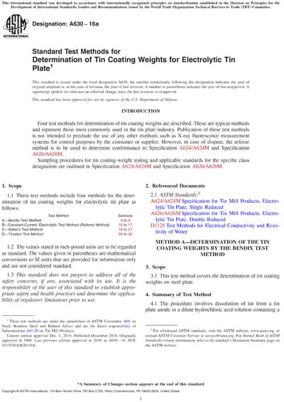 Standards PDF Cover Page