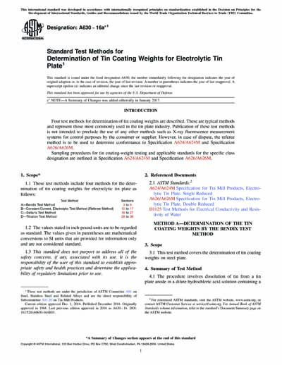 Standards PDF Cover Page