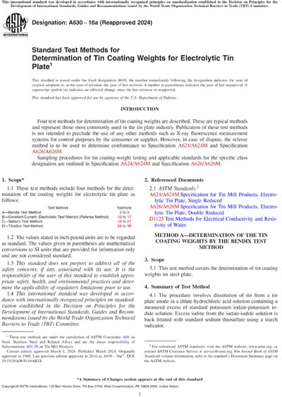 Standards PDF Cover Page