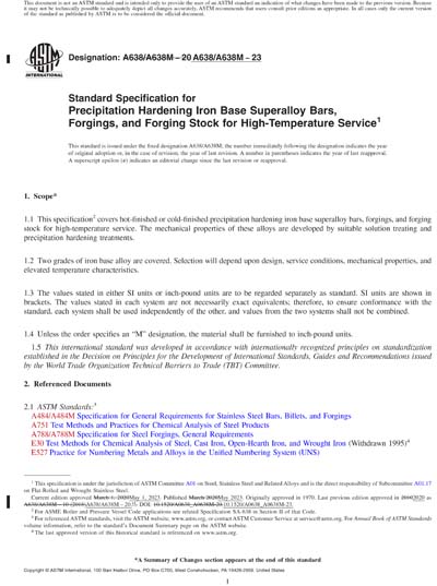 Standards PDF Cover Page