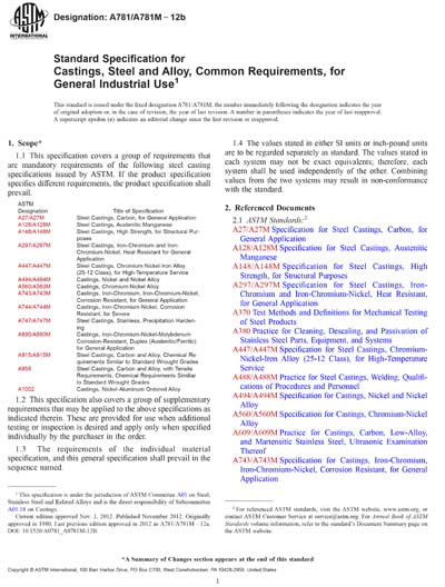 Standards PDF Cover Page