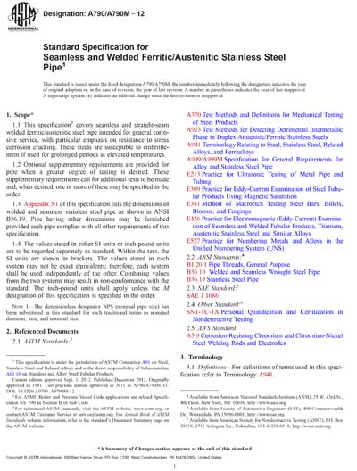 Standards PDF Cover Page