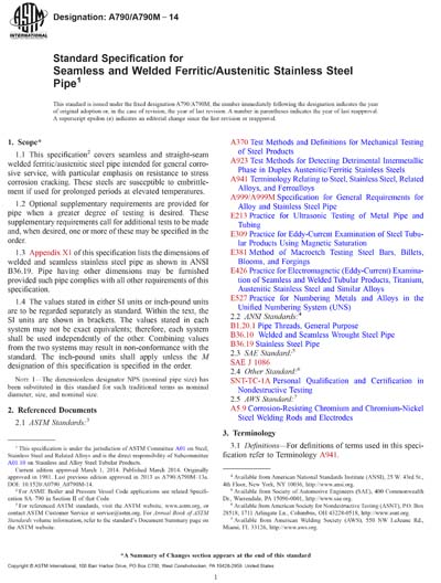 Standards PDF Cover Page