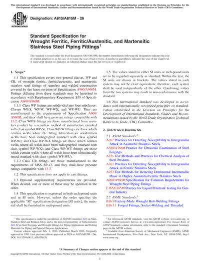 Standards PDF Cover Page