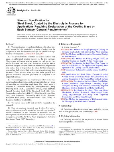 Standards PDF Cover Page