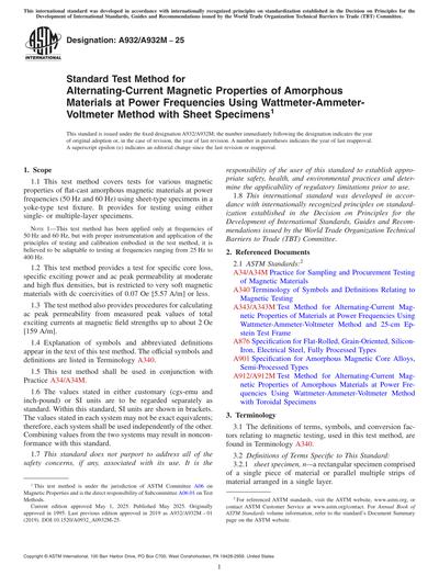 Standards PDF Cover Page