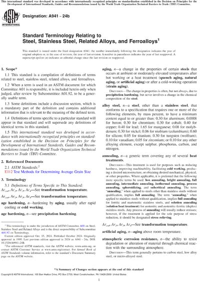 Standards PDF Cover Page