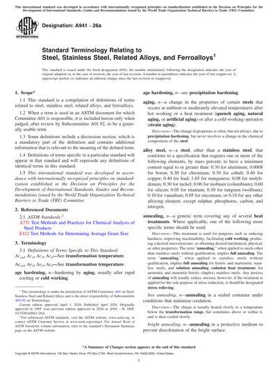 Standards PDF Cover Page
