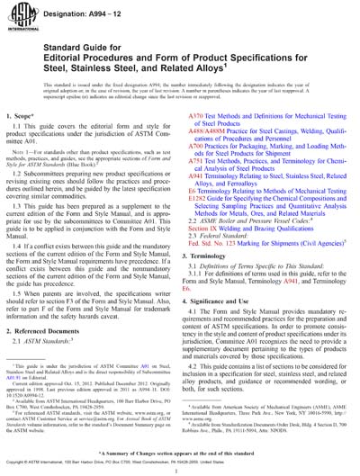 Standards PDF Cover Page