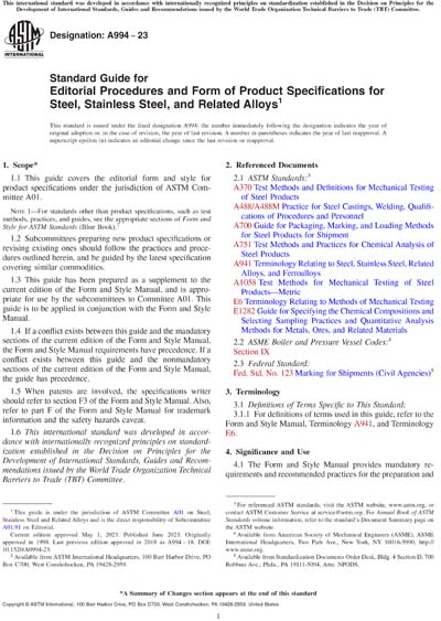 Standards PDF Cover Page