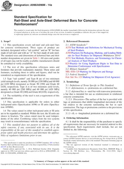 Standards PDF Cover Page