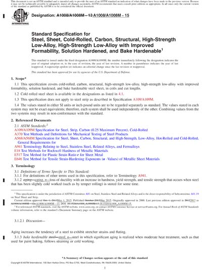 Standards PDF Cover Page