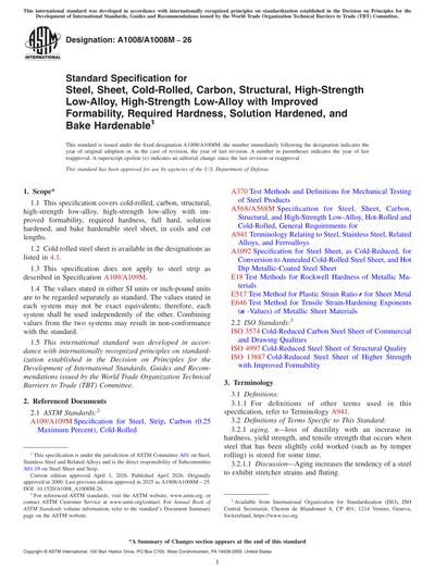 Standards PDF Cover Page