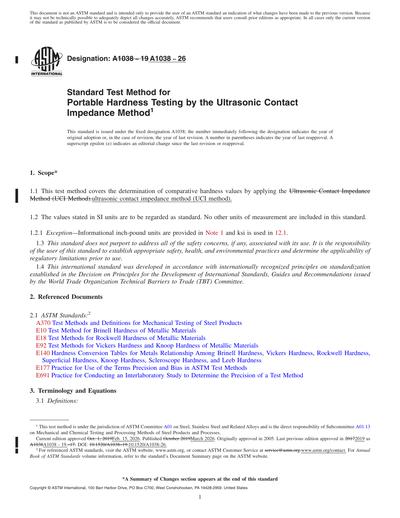 Standards PDF Cover Page