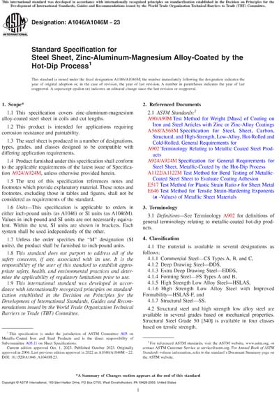 Standards PDF Cover Page
